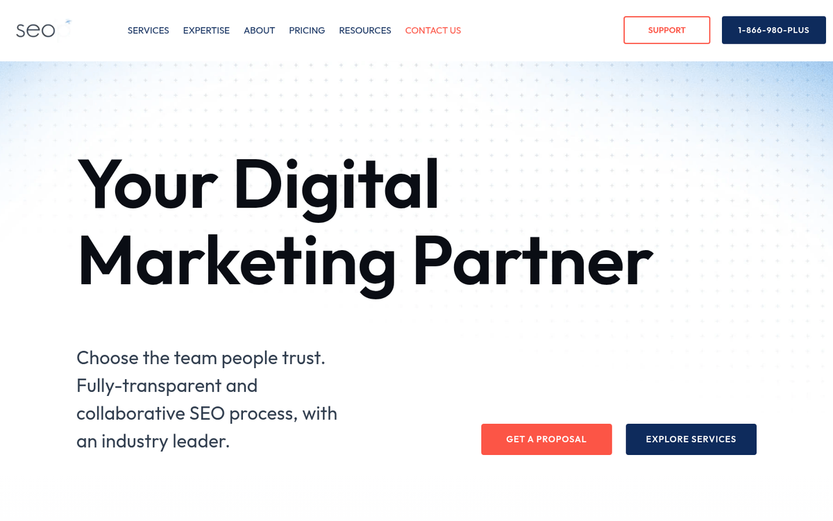 seoplus+ technical SEO and digital marketing homepage